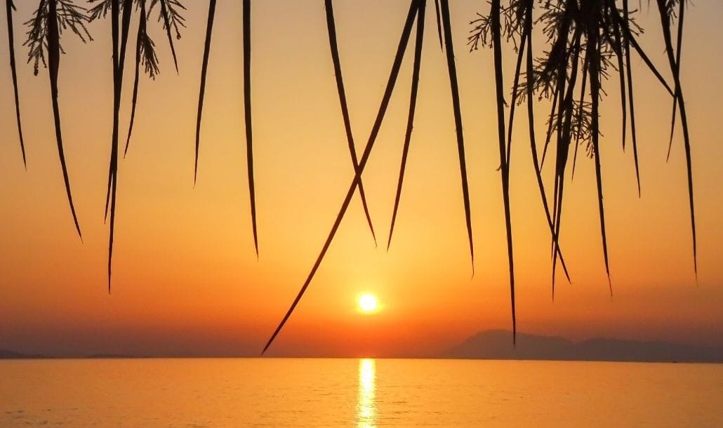 Sunset in Rhodes
